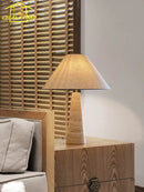 Axyaa Wabi-Sabi Yellow Travertine Table Lamp LED E27 Vintage Designer Desk Light
