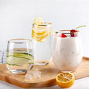 Axyaa Clear Whiskey Glasses Set of 2 - Barware Cocktail Drinkware Glassware