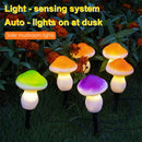 Axyaa Solar Mushroom String Lights: Beautiful Outdoor Decor for Garden, Patio, and Pathways