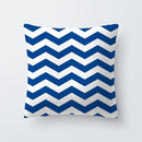 Axyaa Simple Modern Blue Pillowcase for Home Decor
