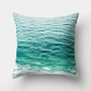 Axyaa Sea Waves Cushion Cover 45x45cm for Home, Office & Car Décor