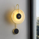 Axyaa LED Marble Wall Lamp TV Background Bedroom Staircase Pure Copper Wall Fixture