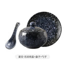 Axyaa Creative Ceramic Soup Bowl with Lid for Breakfast and Desserts