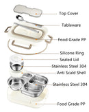 Axyaa Stainless Steel Thermal Lunch Box With Leak-Proof Soup Bowl & Spoon