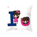 Axyaa Romantic Couple Pillowcases | Soft Cartoon Pattern Sofa Pillow Covers