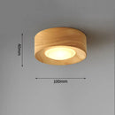 Axyaa Luxury Chinese Style Ceiling Lamp Wooden Retro Tube Living Room Decoration