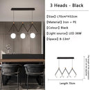 Axyaa Magic Bean Restaurant Pendant Lamp Nordic LED Lights