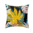 Axyaa Geometric Abstract Print Cushion Cover Tropical Botanical Pillowcase