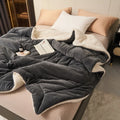 Axyaa Queen Size Winter Fleece Blanket: Soft, Cozy, Plush, Thick Lambswool Throw Blanket