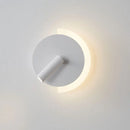 Axyaa Modern Black White LED Spotlight Wall Lamp for Bedroom Living Room