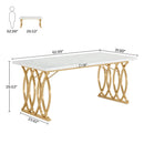 Axyaa Executive Desk: 63" Modern Business Furniture & Conference Table