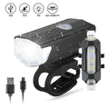 Axyaa Bike Light Set: USB Rechargeable Headlights & Taillights for Riding Safety