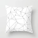 Axyaa Geometric Stripe Printed Pillowcase - Modern Home Decor