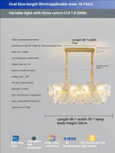 Axyaa French Flower Chandelier Bedroom Dining Room Crystal Lamp