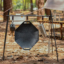 Axyaa Multifunction Frying Pan Grill Pans No Stick Barbecue Plate Camping Cookware