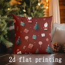 Axyaa Festive Christmas Pillow Covers for Sofa, Bedroom, and Car