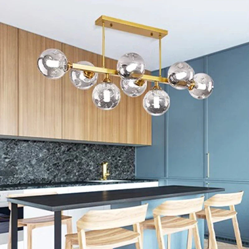 Axyaa Modern LED Pendant Chandeliers for Living & Dining Room Lighting