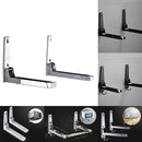 Axyaa Stainless Steel Microwave Oven Holder Foldable Retractable Kitchen Shelf Bracket