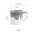 Axyaa Retro Ceramic Teacup Set - Creative Kitchen Tableware for Gifts
