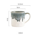Axyaa Retro Ceramic Teacup Set - Creative Kitchen Tableware for Gifts