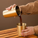 Axyaa Stainless Steel Beer Mug Coffee Tea Tumbler Wine Cup Drinking Mug Bar Supply