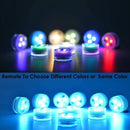 Axyaa Submersible LED Tea Lights with Remote Control for Vase, Pool, and More