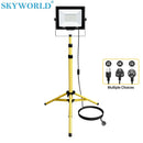 Axyaa 100W LED Flood Light with Adjustable Tripod Stand, Indoor Outdoor IP66