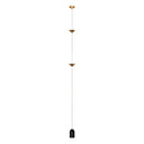 Axyaa Golden Hourglass Floor Pendant Lamp for Living Room, Bedroom - Minimalist Atmosphere