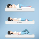 Axyaa Memory Foam Cervical Support Pillow for Pain Relief & Relaxation