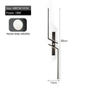 Axyaa Black Gold LED Wall Lamp Up&Down Sconce Lighting