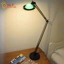 Axyaa Industrial Adjustable Desk Lamp LED G4 Aluminum Glass Table Lamp