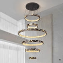 Axyaa LED Chandelier for Modern Dining Room - Indoor Ceiling Lighting