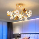 Axyaa Staircase Chandeliers Modern LED Pendant Light for Living Room