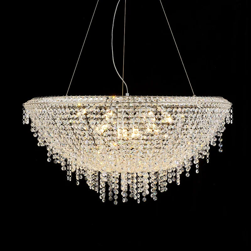 Axyaa Bird Nest Crystal Pendant Chandelier - Modern Hall Hotel Lighting