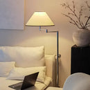 Axyaa Designer LED Floor Lamp Swing Arm Minimalist Upright Lamp for Living Room