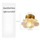 Axyaa Personality Flower Style LED Ceiling Light for Living Dining Bedroom