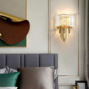Axyaa Crystal Wall Light for Bedroom Aisle Staircase TV Sofa Background Home Decor