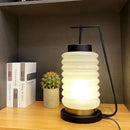Axyaa Glass Living Room Table Lamp - Modern Light Luxury Decor for Bedroom and Study