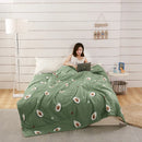 Axyaa Summer Cotton Quilt: Soft, Breathable, Thin Comforter for Office Nap and Bedspread.