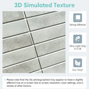 Axyaa 3D Tile Sticker Self-adhesive Wall Panel for Kitchen Backsplash