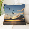 Axyaa Sea Waves Beach Pillowcase - Creative Office Car Home Lumbar Cushion Cover