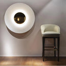 Axyaa UFO Wall Lamp: Modern Circular Designer Lighting for Bedroom and Living Room