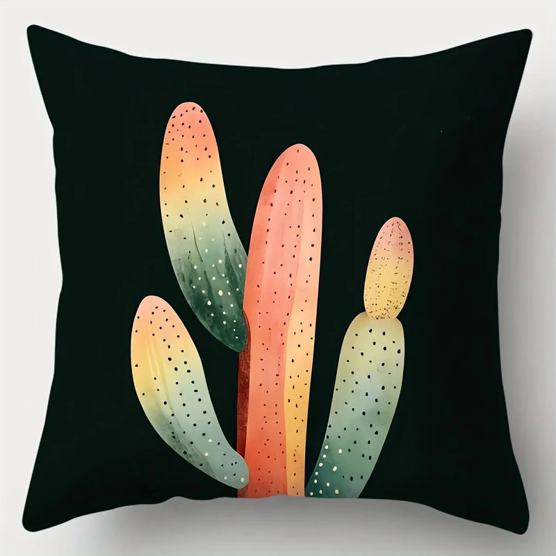 Axyaa Cactus Sofa Cushion Cover Set, 17.7" - Home Decor & Comfort