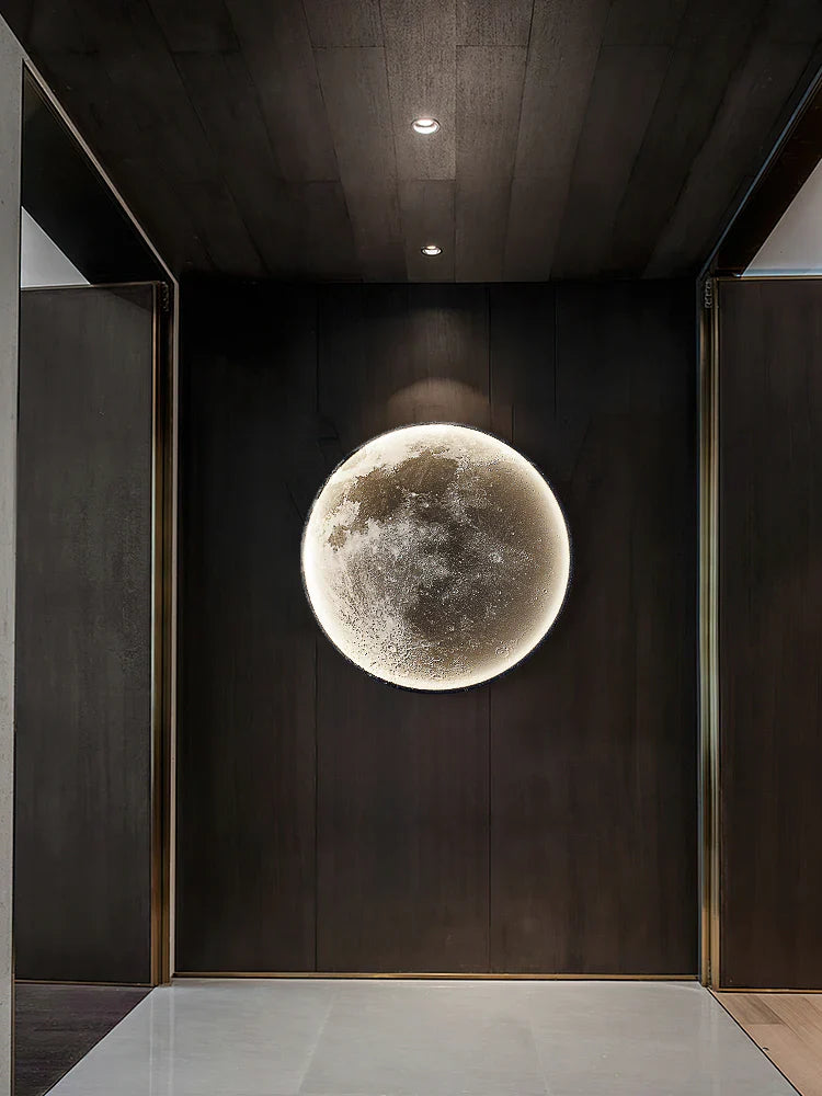 Nordic Moon Wall Light by Axyaa - Modern Living Room Bedroom Decorative Lamp