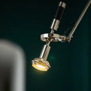 Axyaa Swing Arm Wall Lamp, Mid Century Modern Bedroom Reading Light