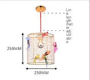 Axyaa Nordic Birdcage Chandelier Pendant Lamp for Creative Clothing Store & Restaurant Tables