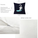 Universe Space Peach Skin Pillowcases by Axyaa - Cartoon Animation Pilot Cushion Cover