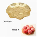 Axyaa Acrylic Fruit Plate Snack & Dim Sum Serving Tray for Melon Seeds and Dried Fruits