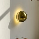 Axyaa Mushroom Wall Lamp: Creative Iron Half Circle Lighting Fixture