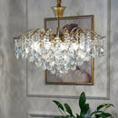 Axyaa Retro Glass LED Chandelier Pendant Lamp for Home and Hospitality
